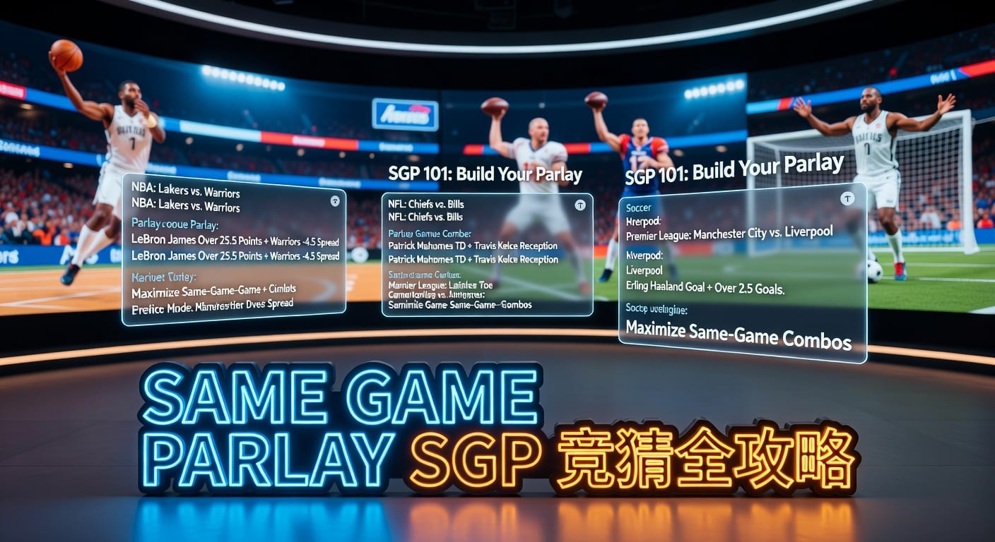 亚洲盘王体育平台：Same Game Parlay (SGP) 策略与技巧解析