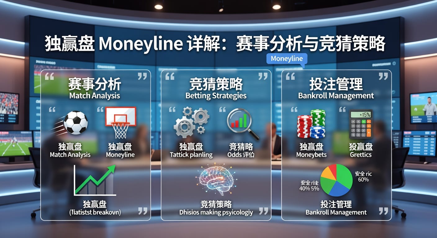 独赢盘 moneyline 实战解读与投注技巧