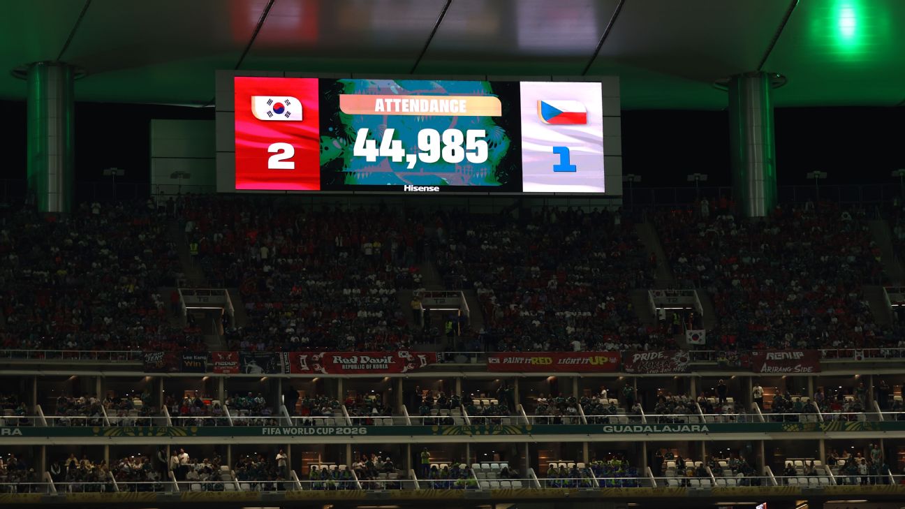 FIFA为韩国vs捷克世界杯上座率数据辩护，官方称44985数字有据可查
